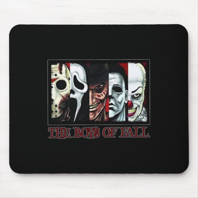 The Boys of Fall Horror Films Halloween  Mouse Mat (Front)