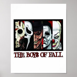 The Boys Of Fall Horror Films Halloween Poster