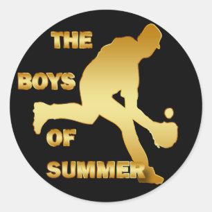 THE BOYS OF SUMMER CLASSIC ROUND STICKER