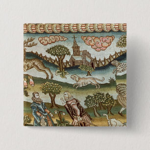 The Bradford Table Carpet 15 Cm Square Badge