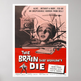 The Brain that wouldn't die Poster