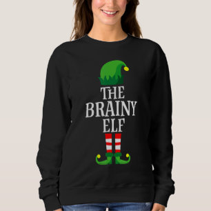 The Brainy Elf Apparel Christmas Matching Smart E Sweatshirt