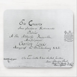 The Brandenburg Concertos, 1721 Mouse Mat