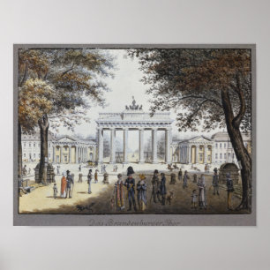 The Brandenburg Gate, Berlin Poster