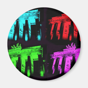 The Brandenburg Gate Collage Magnet