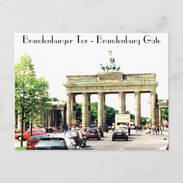 The Brandenburg Gate Postcard (Front)