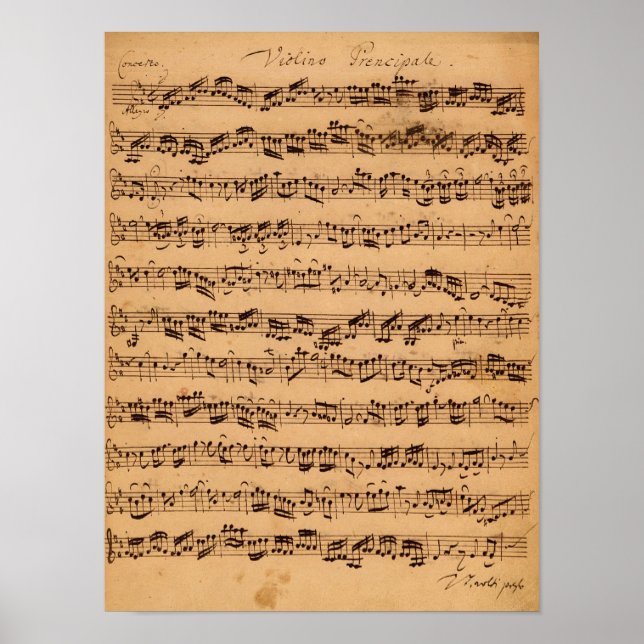 The Brandenburger Concertos, No.5 D-Dur, 1721 Poster (Front)