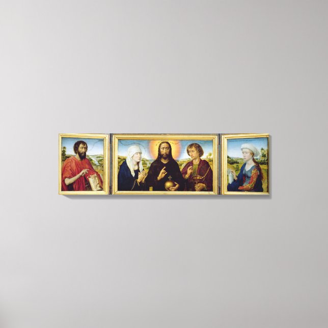 The Braque Family Triptych, St. John the Canvas Print (Front)