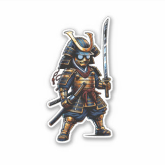 The Brave Samurai Warrior Sticker