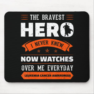 The Bravest Hero I Never Knew Leukaemia Cancer Awa Mouse Mat