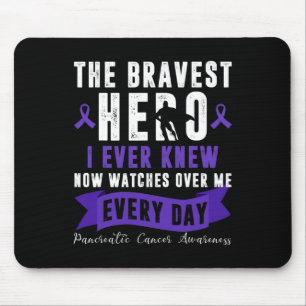 The Bravest Hero Pancreatic Cancer Awareness Month Mouse Mat