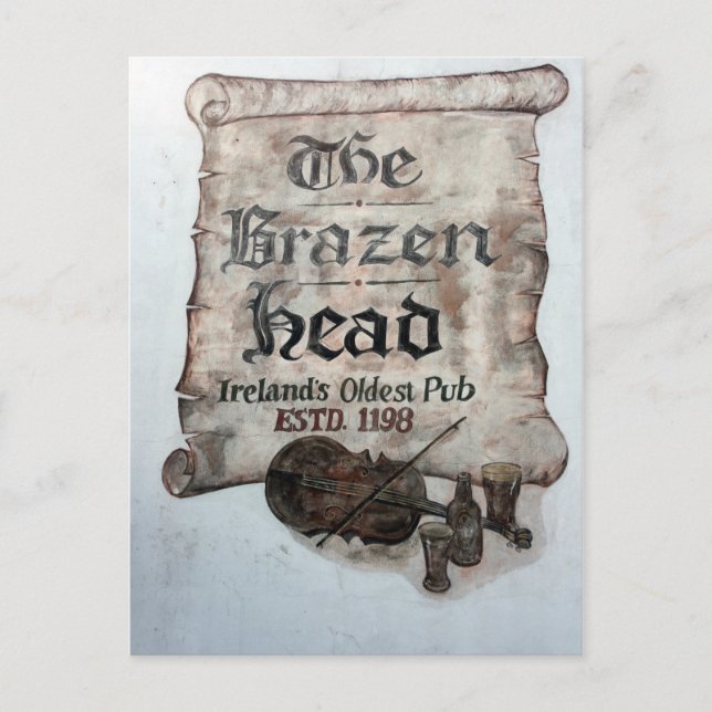 The Brazen Head pub, Dublin, Ireland Postcard (Front)