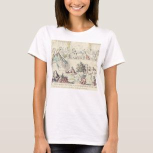The Breach of Promise - cartoon hand colored etch T-Shirt