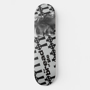 The Bread of Life Grey with Jesus Skateboard