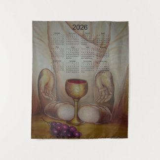 The Bread of Life: Holy Eucharist 2026 Calendar Tapestry