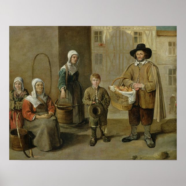 The Bread Seller and Water Carriers Poster (Front)