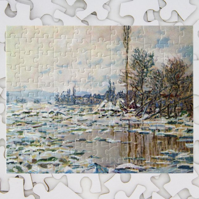 The Break Up of the Ice by Claude Monet Jigsaw Puzzle (Creator Uploaded)