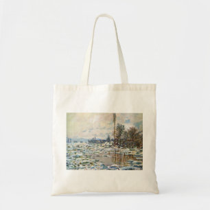 The Break Up of the Ice by Claude Monet Tote Bag