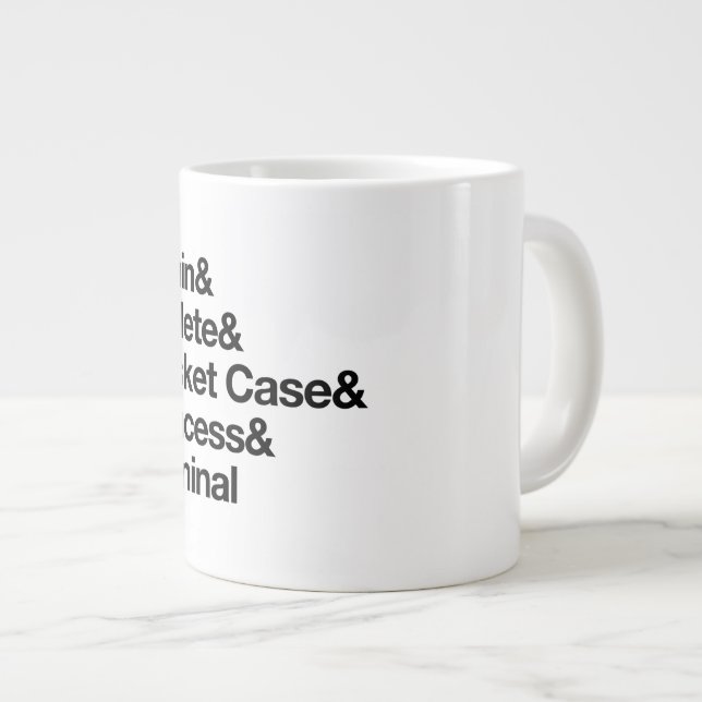 The Breakfast Club Crew Jumbo Mug (Front Right)