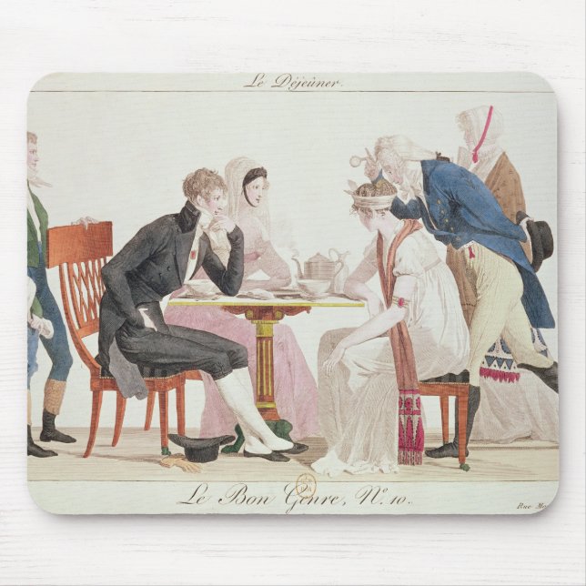 The Breakfast, from 'Bon Genre' Mouse Mat (Front)