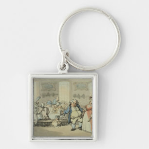 The Breakfast, from 'Scenes at Bath' (w/c & ink an Key Ring