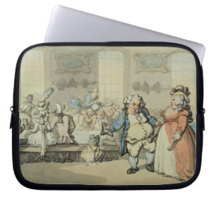 The Breakfast, from 'Scenes at Bath' (w/c & ink an Laptop Sleeve
