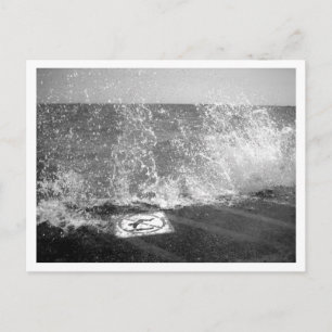 The Breakwall, Lake Michigan, Chicago, IL Postcard