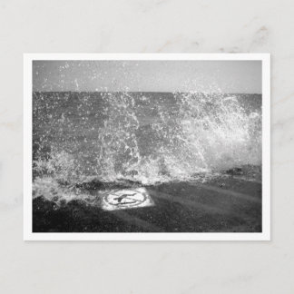 The Breakwall, Lake Michigan, Chicago, IL Postcard