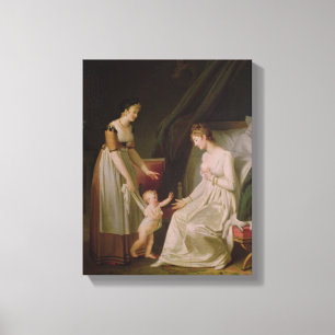 The Breastfeeding Mother Canvas Print