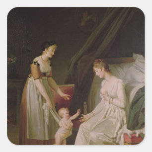 The Breastfeeding Mother Square Sticker