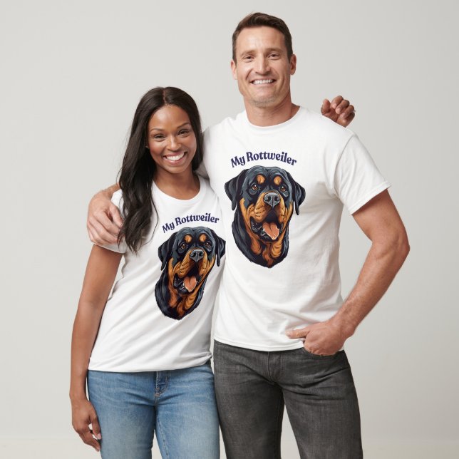 The breed of dog - Rottweiler T-Shirt (Unisex)