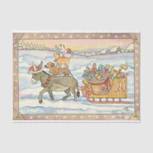The Bremen Town Musicians Tissue Paper