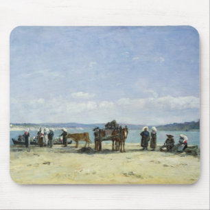 The Breton Fishermen's Wives, 1870-73 (oil on pane Mouse Mat