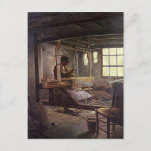 The Breton Weaver, 1888 Postcard