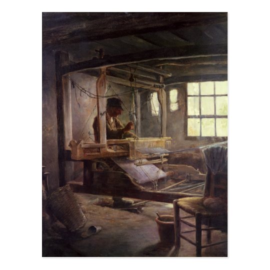 The Breton Weaver, 1888 Postcard