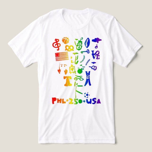 THE BRETT BENDER TROPHY RAINBOW EDITION Tri-Blend SHIRT (Design Front)