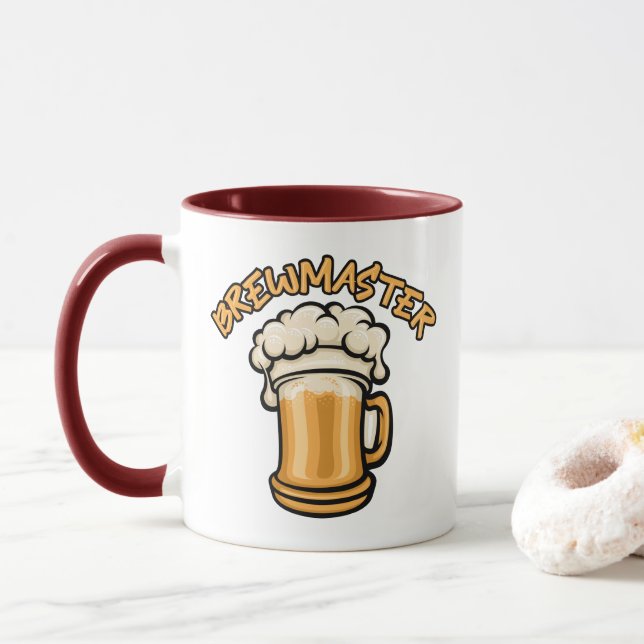 The Brewmaster Need a Beer Mug (With Donut)