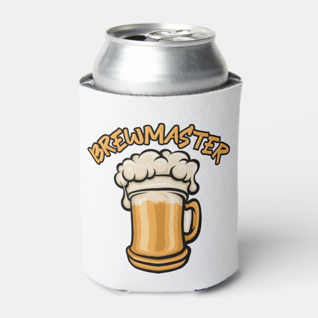 The Brewmaster Need a Beer Mug Can Cooler (Can Front)