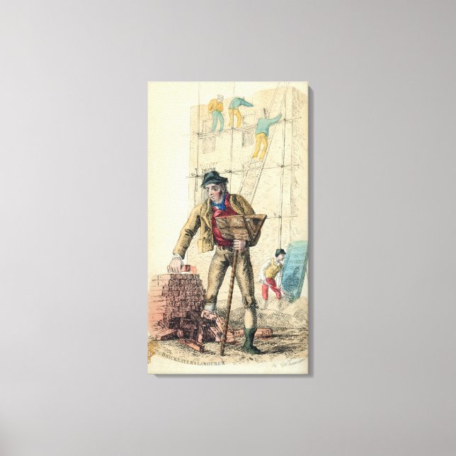 The Bricklayer's Labourer Canvas Print (Front)