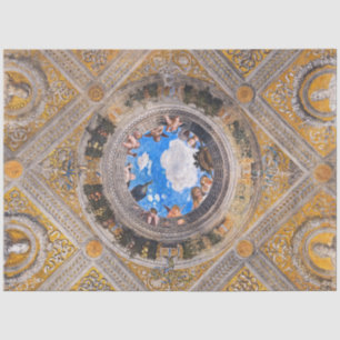 The Bridal Chamber, Ceiling by Andrea Mantegna Tissue Paper