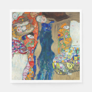 The Bride, 1917-1918 by Gustav Klimt Napkin