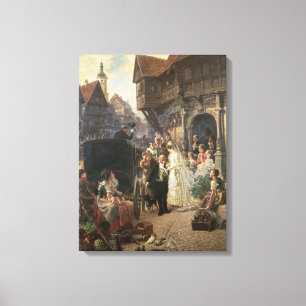 The Bride, 19th century Canvas Print