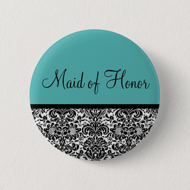 The Bride 6 Cm Round Badge (Front)