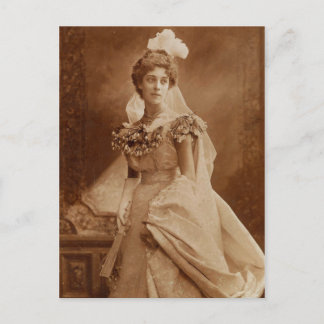 The Bride Beautiful Postcard