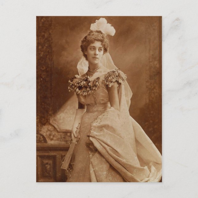 The Bride Beautiful Postcard (Front)