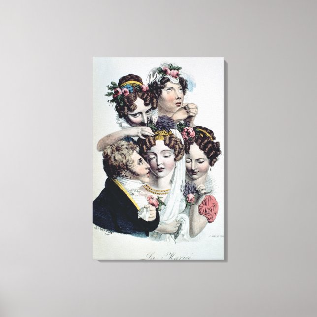 The Bride, c.1820 (litho) Canvas Print (Front)