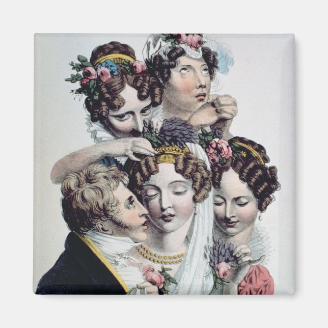 The Bride, c.1820 (litho) Magnet (Front)