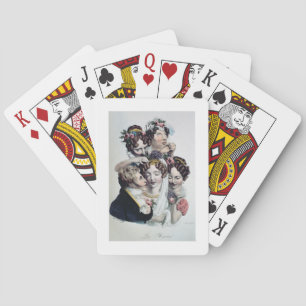 The Bride, c.1820 (litho) Playing Cards
