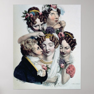 The Bride, c.1820 (litho) Poster
