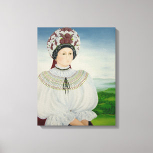 The Bride Canvas Print